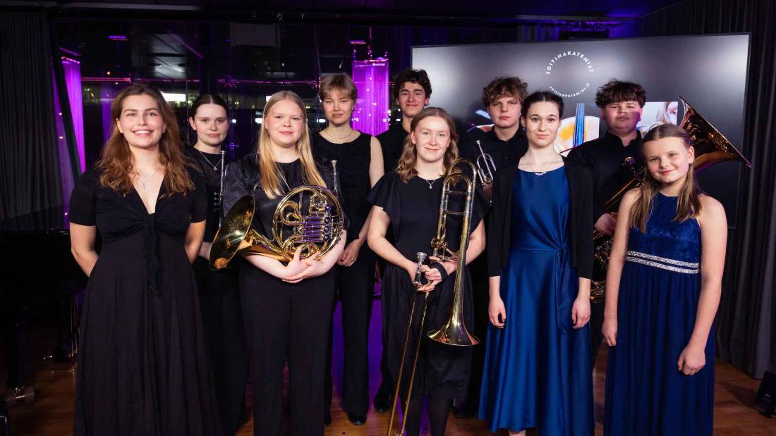 The performers of the launch event. Photo: Jani Telatie